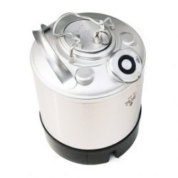 Barril de limpieza inox 9L - 1 conexión tipo G - Todocerveza