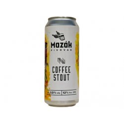 Mazák - 12°Coffee Stout 2025 - 0,5l plech 5% alk. - Beer Butik