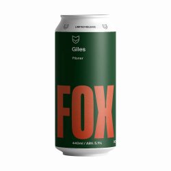 Fox Friday Craft Brewery - Giles Pilsner - The Beer Barrel