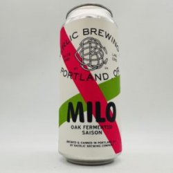 Baerlic Milo Oak-Fermented Saison Can - Bottleworks