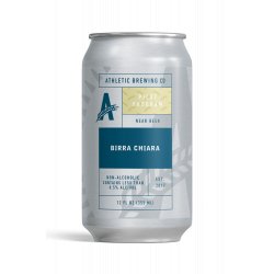 Athletic Brewing Co. — Birra Chiara, Lager, 6-pack of 12 oz cans - Minus Moonshine