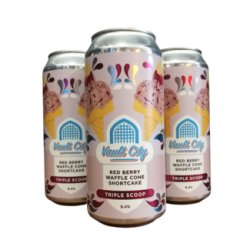 Vault City Brewing Red Berry Waffle Cone Shortcake Triple Scoop