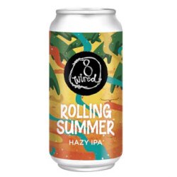 8 Wired Rolling Summer Hazy IPA 440ml - The Beer Cellar