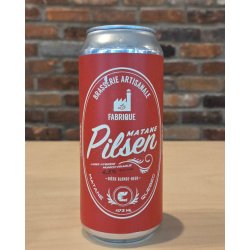 La Fabrique Brasserie Artisanale Matane Pilsen La Fabrique Brasserie Artisanale Matane Pilsen