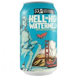 21st Amendment Hell Or High Watermelon Wheat Beer 355ml - The Beer Cellar