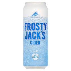 Frosty Jacks White Cider Cans 24 x 500ml Case - Liquor Library