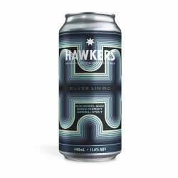 Hawkers Beer - Silver Lining Rum Barrel Aged Mixed Ferment Imperial Stout - The Beer Barrel