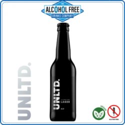 UNLTD Lager - The Alcohol Free Drinks Company