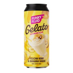 Funky Fluid Gelato: Yellow Kiwi & Banana Shake