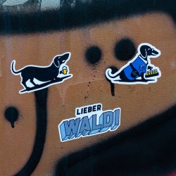 Lieber Waldi Aufkleber-Set - Lieber Waldi