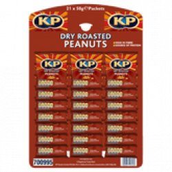 KP Dry Roast Nuts 21x50g - The Beer Town