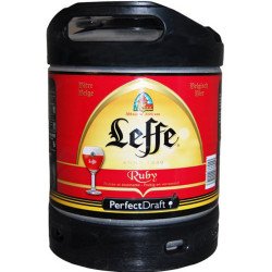 Leffe Ruby 5° Keg 6L for PerfectDraft - BelgianShop