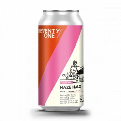 71 Brewing Haze Halo - Hazy IPA 440ml Can - Fountainhall Wines