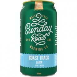 Sunday Road Brewing Coast Track - Only Craft Beer