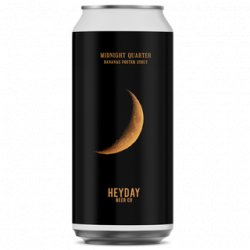 Heyday Beer Co. Midnight Quarter Bananas Foster Stout Heyday Beer Co. Midnight Quarter Bananas Foster Stout