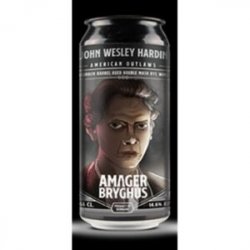 Amager Bryghus – Day of The Outlaws  John Wesley Hardin – Rye Bourbon Barrel Aged Double Mash Rye Wine – 0,44 l. – 14,6% - Best Of Beers