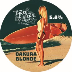 Three Sisters Oakura Blonde - 500ml - Three Sisters Brewery