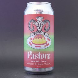 Pastore - Panna Cotta Raspberry Rhubarb Pistachio - 5% (440ml) - Ghost Whale