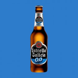 Non Alcoholic Estrella Galicia Zero  Alcohol Free Estrella Galicia (0%ABV) - Wise Bartender