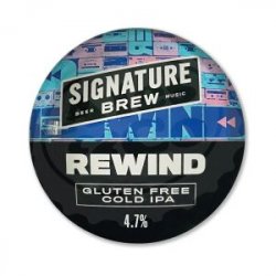 Signature Brew Signature Pumpclip Rewind RoundMet - Ales & Co.