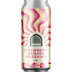 Vault City Strawberry Banana Milkshake Sour   - Quality Drops Craft Beer