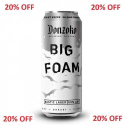 DONZOKO BREWING Big Foam (BB 22.08.24) 5.0% - Beer Paradise