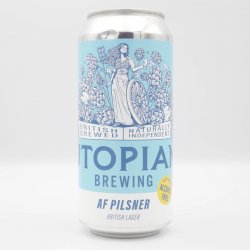 Utopian - AF Pilsner - 0.5% (440ml) - Ghost Whale