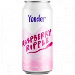 Yonder - Raspberry Ripple - Pastry Sour - 4.2% - 440ml Can - MK Biergarten