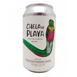 Chela de Playa Mexican Vienna Lager Lata 355 ml - La Belga