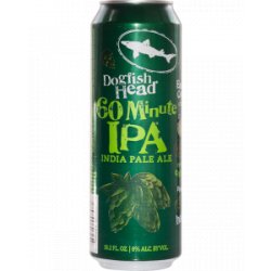 Dogfish Head Brewery 60 Minute IPA 19.2 oz - Half Time