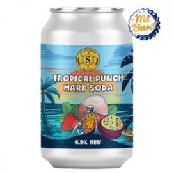 Steersman Tropical Punch Soda [Vị Vải]- Lon 330ml  Thùng 24 Lon - BIA NHẬP ĐÀ NẴNG