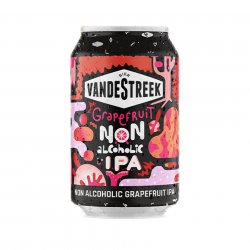 Vandestreek, Grapefruit IPA, Low Alcohol IPA, 0.5%, 330ml - The Epicurean