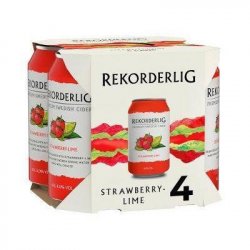 Rekorderlig Strawberry & Lime Premium Swedish Cider 4x330ml - Fountainhall Wines