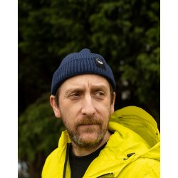 Cloudwater Fisherman Beanie - Oxford Navy - Cloudwater