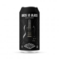 Brothers Beer Back In Black - Schwarzbier - Brothers Beer