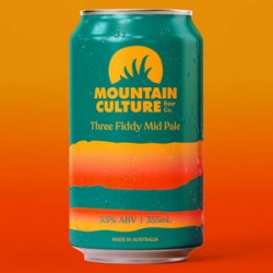 Mountain Culture Beer Co. Three Fiddy