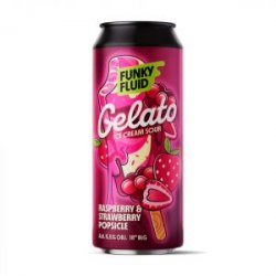 Funky Fluid Gelato: Raspberry Strawberry Popsicle