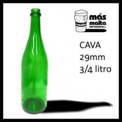 Botellas Verde, espumoso 0,75 -uso aliment- - Mas Malta