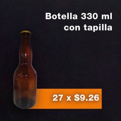 Botella con tapilla 330 ml - La Orden de la Cerveza