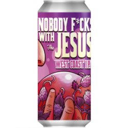 LA QUINCE & LAUGAR - NOBODY FUCKS WITH THE JESUS - West Coast IPA Lata 44cl - Buscador de Cervezas - Brewhouse