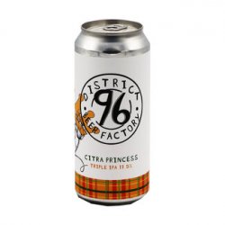 District 96 Beer Factory collab Tin Barn Brewing - Citra Princess - Bierloods22