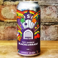 Vault City Tasty Rainbow Blackcurrant 5.3% (440ml) - Caps and Taps