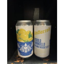 UnBarred Brewery Limoncello Berliner Weisse