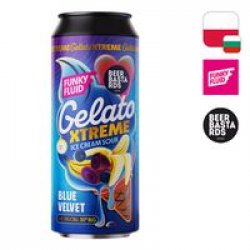 Funky Fluid  Beer Bastards - Gelato Xtreme Blue Velvet 500ml CAN - Drink Online - Drink Shop