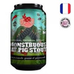 The Piggy Brewing Monstruous Fat Pig Stout Mexican Cake 330ml CAN - Drink Online - Drink Shop