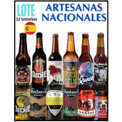 LOTE - ARTESANAS NACIONALES Nº 2 - Según Stock 12 Botellas x 33cl - Buscador de Cervezas - Brewhouse