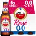 Amstel Bier Rosé 0.0 Flessen 6 x 300 ml 
