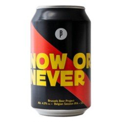 Brussels Beer Project NOW or NEVER 33CL CAN - Selfdrinks