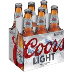 Coors Light 6 pack 7 oz. Bottle - Kelly’s Liquor