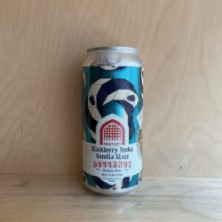 Vault City Brewing Blackberry Tonka Vanilla Glaze Doughnut